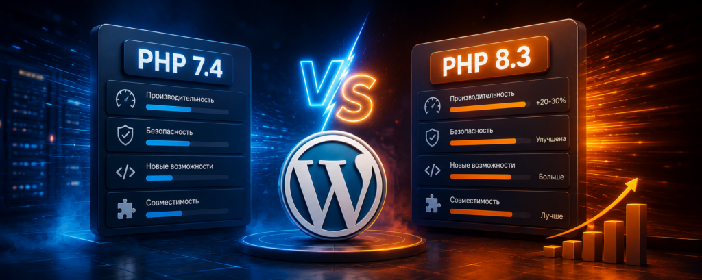PHP 8.3 vs 7.4: стоит ли обновлять WordPress